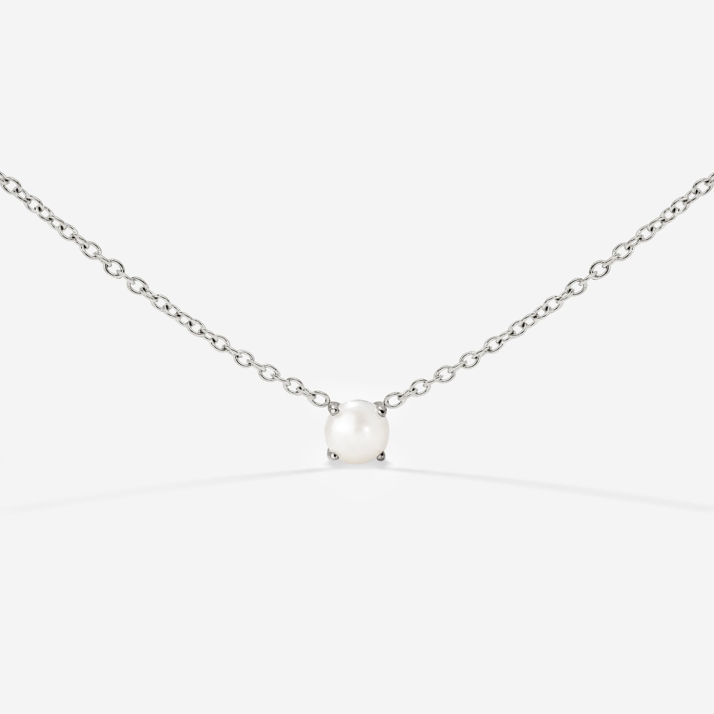 Dream Pearl Choker Silver