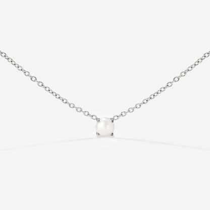 Dream Pearl Choker Silver
