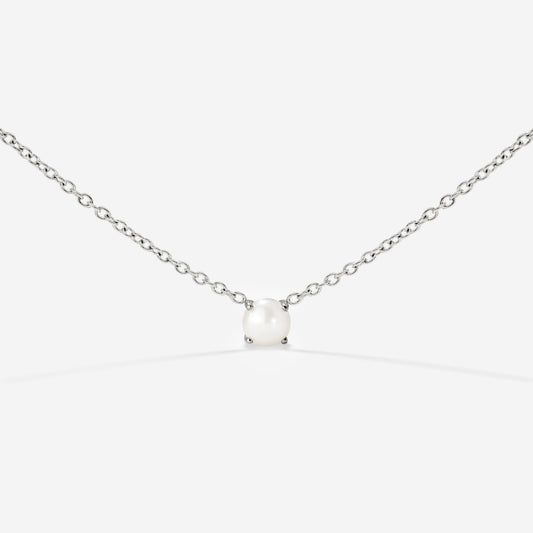 Dream Pearl Choker Silver