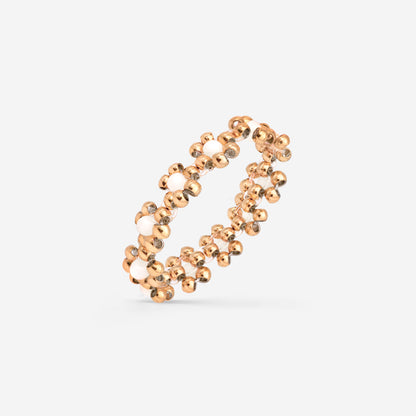 Flowery Ring Rose Gold