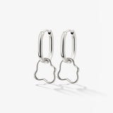 Forming Fluids Oval Hoop Set Baby Silver