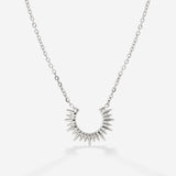 Icicle Necklace Silver