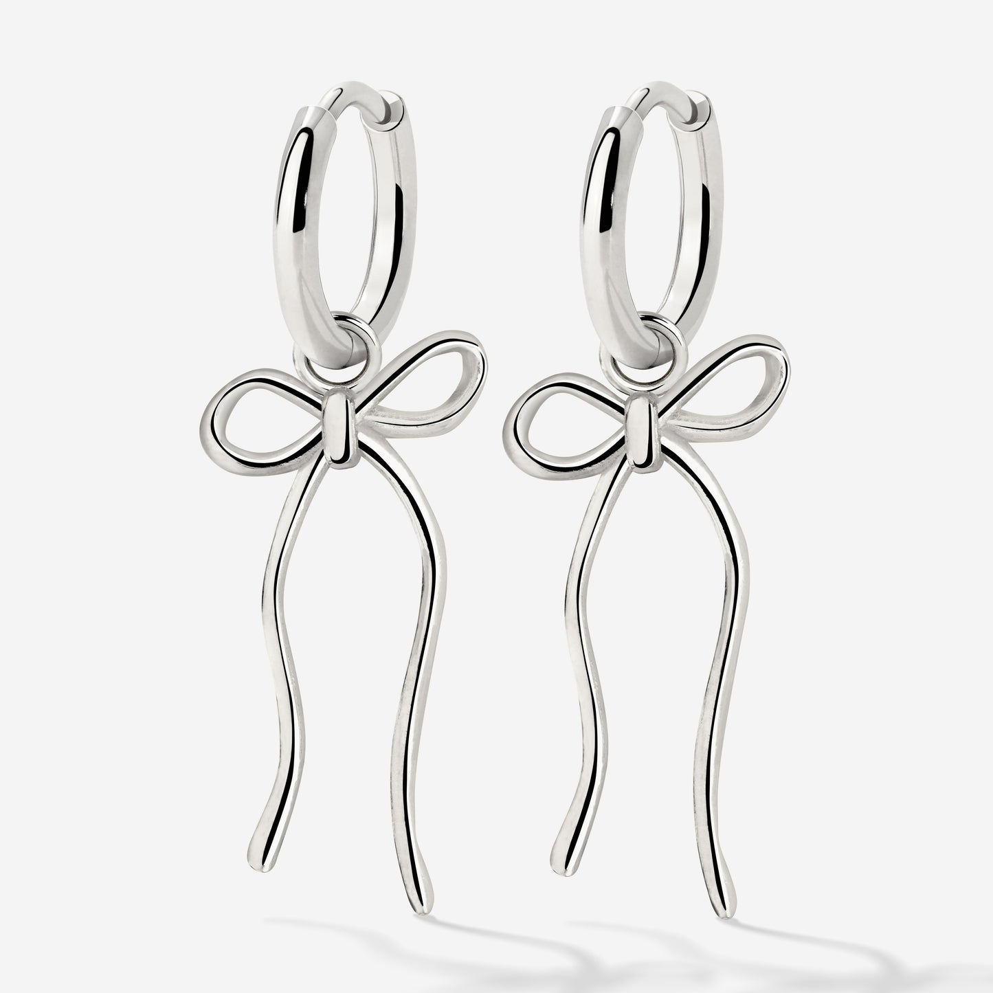 Lovely Loop Hoop Set Small Silver