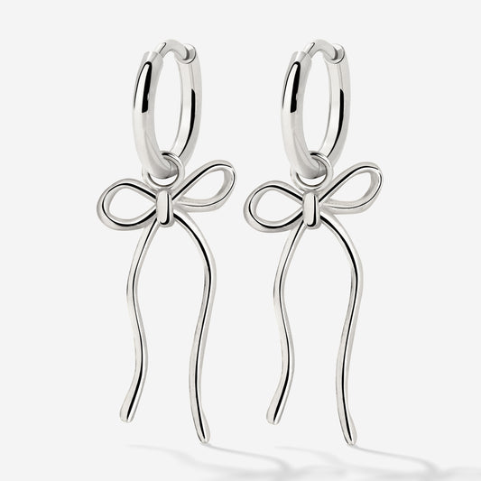 Lovely Loop Hoop Set Small Silver