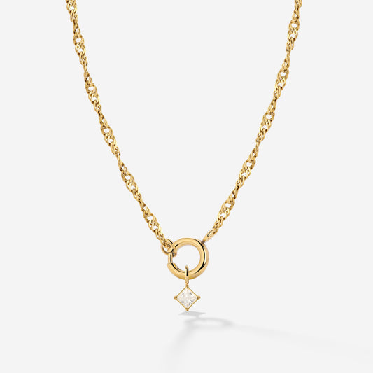 North Star Singapore Chain Necklace Set Gold