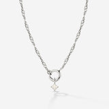 North Star Singapore Chain Necklace Set Silver