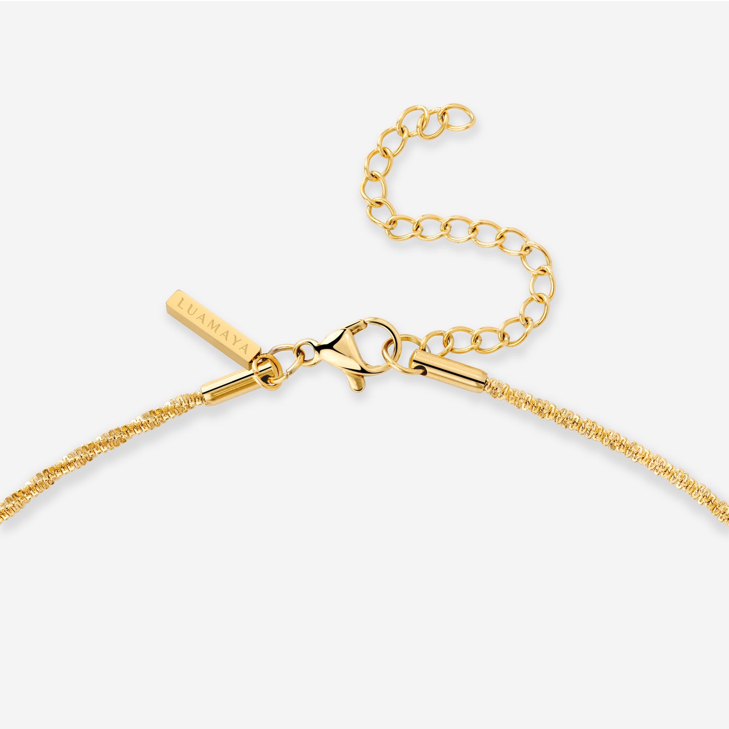 Not so silent Necklace Gold