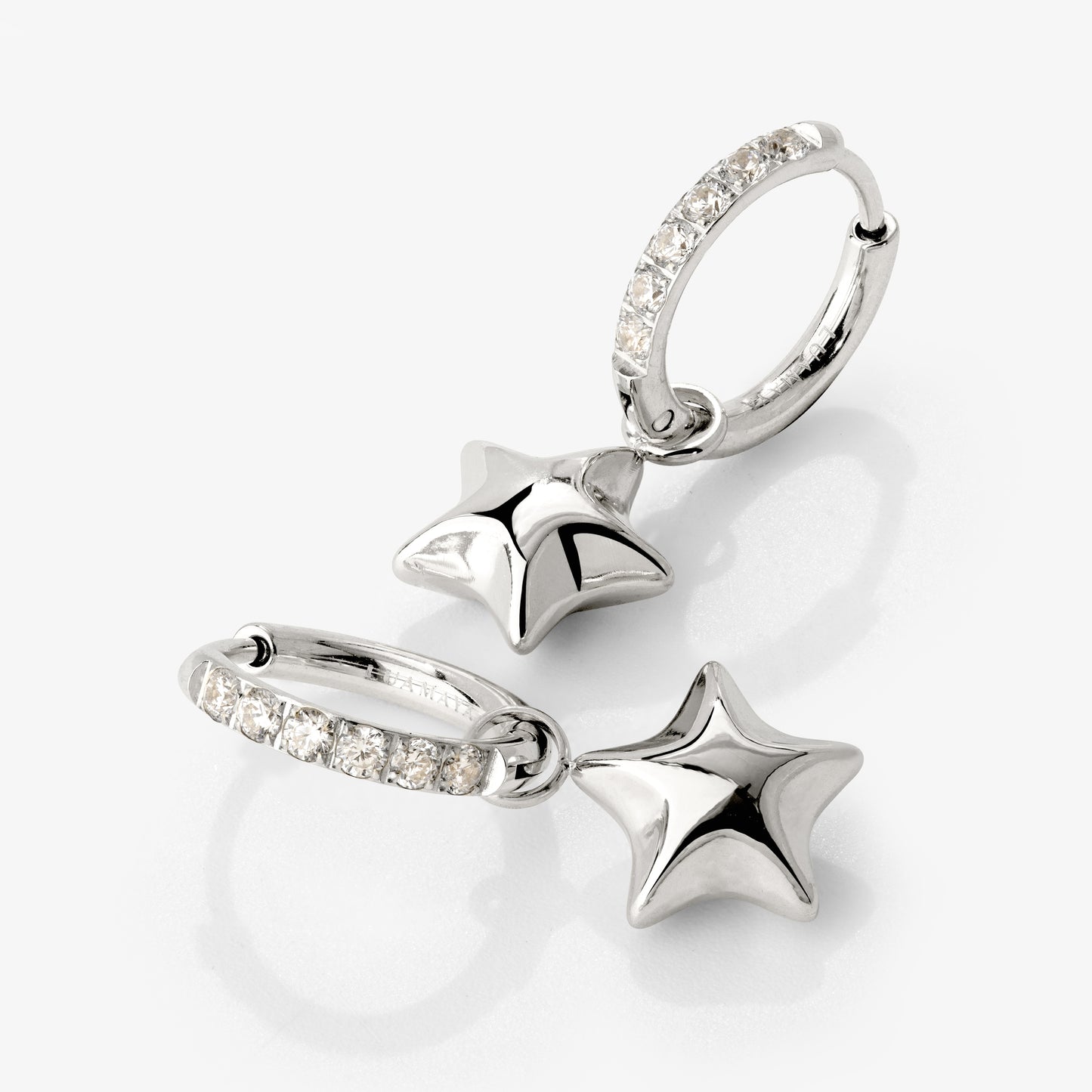 Nova Glimmer Hoop Set Small Silber