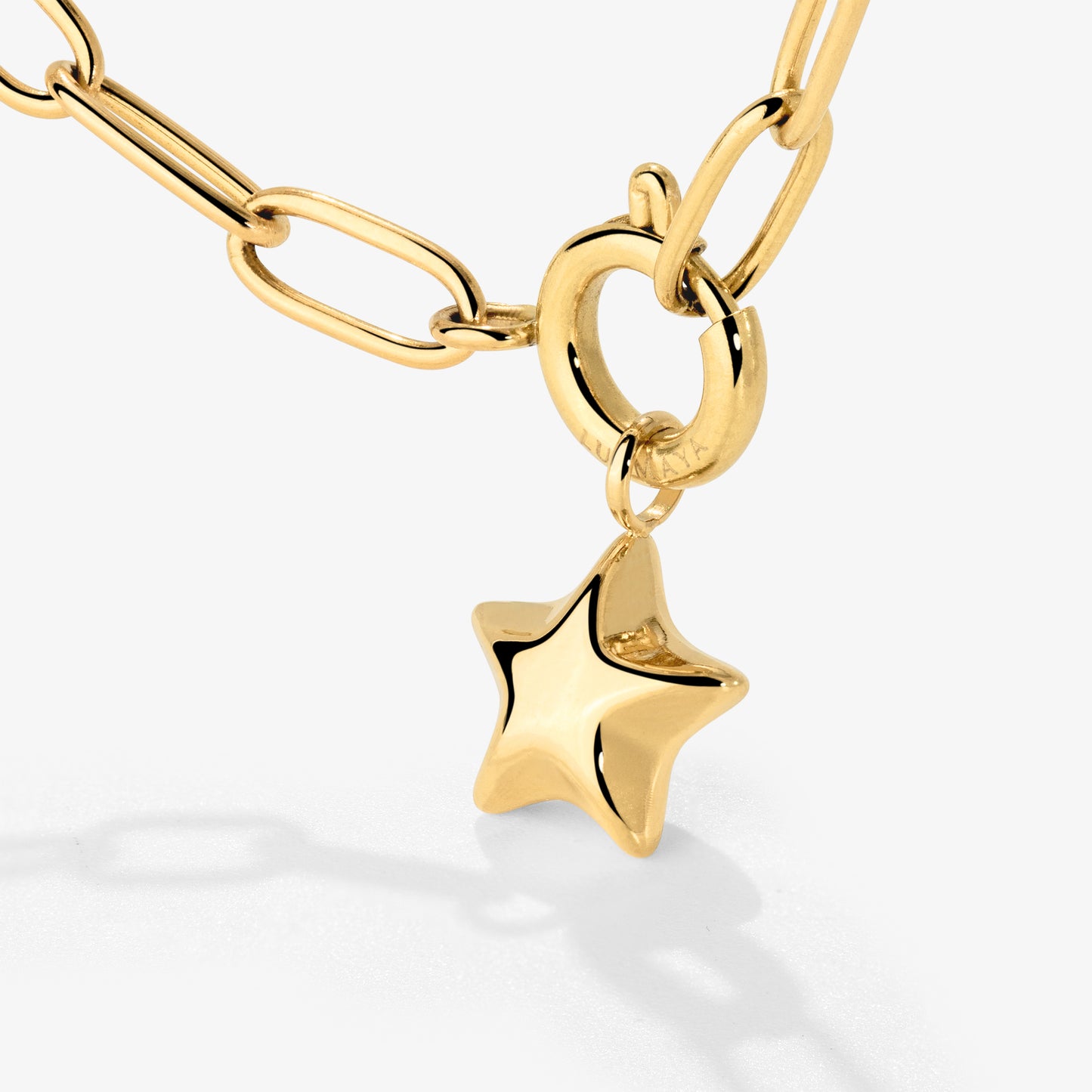 Nova Oval Links Necklace Set Gold