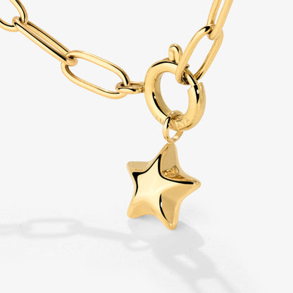 Nova Oval Links Necklace Set Gold