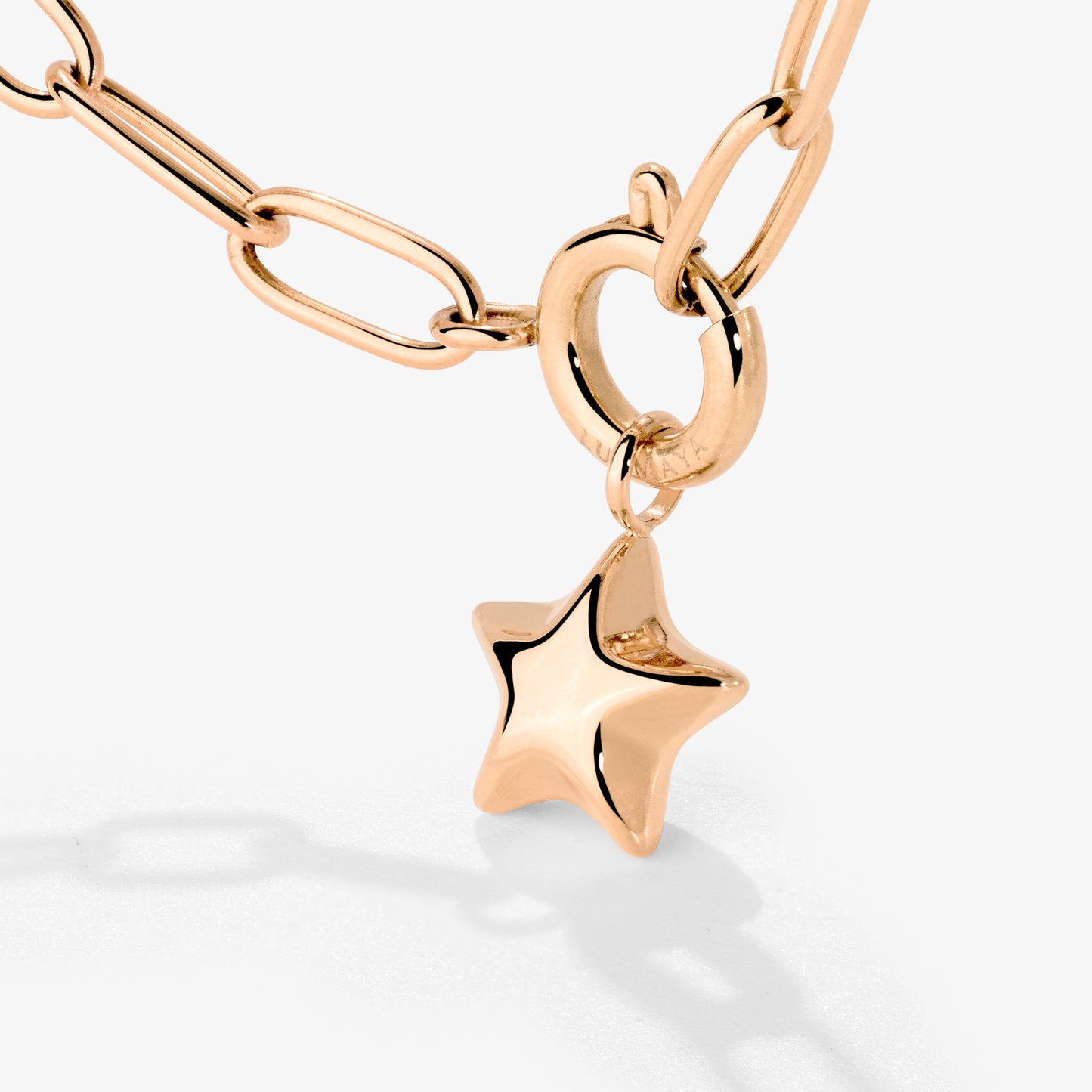 Nova Oval Links Necklace Set Rose Gold