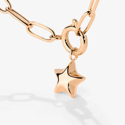 Nova Oval Links Necklace Set Rose Gold