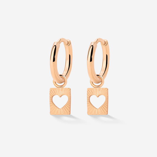 Summer Luv Hoop Set Baby Rose Gold