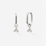 Rayos Oval Hoops Baby Silver