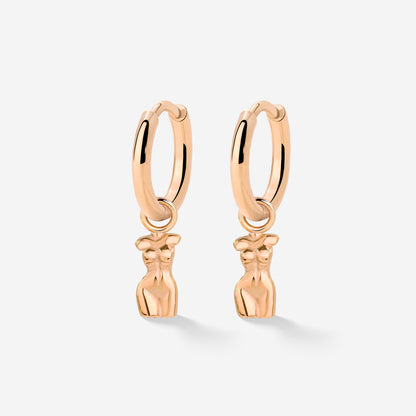 Love Your Body Hoop Set Rose Gold