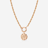 Starry Skies Rope Chain Necklace Set Rose Gold
