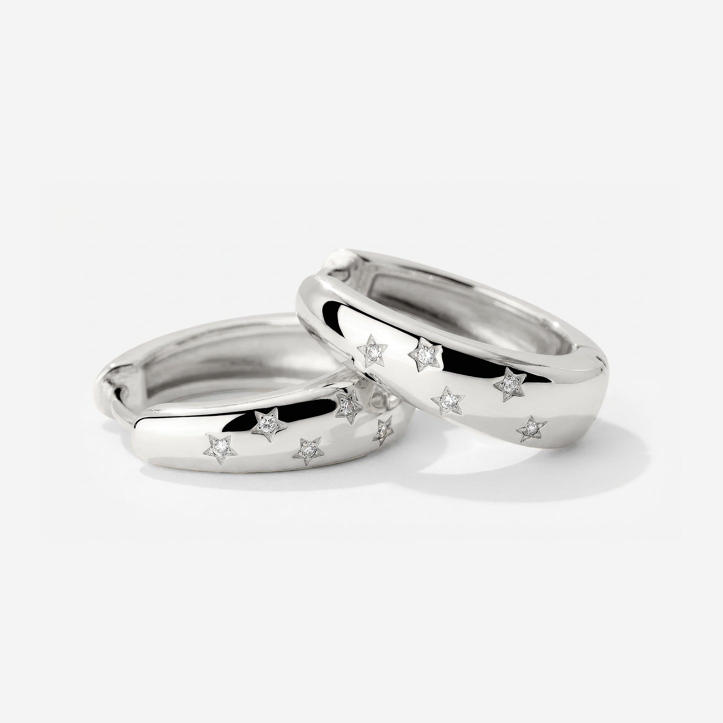 Starstruck Hoops Silber