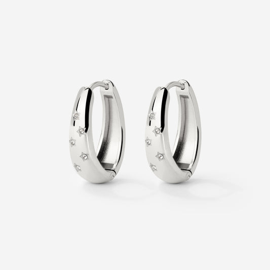 Starstruck Hoops Silber