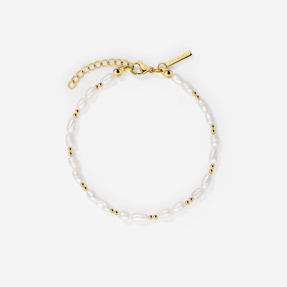Summertime Pearl Bracelet Gold