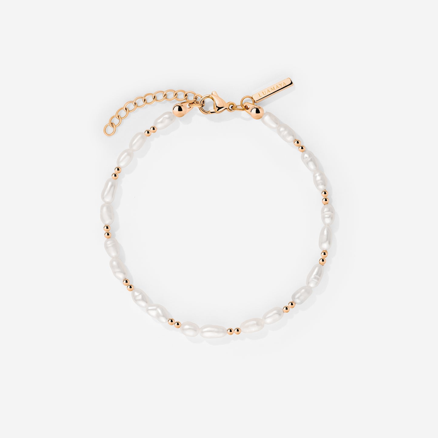 Summertime Pearl Bracelet Rose Gold