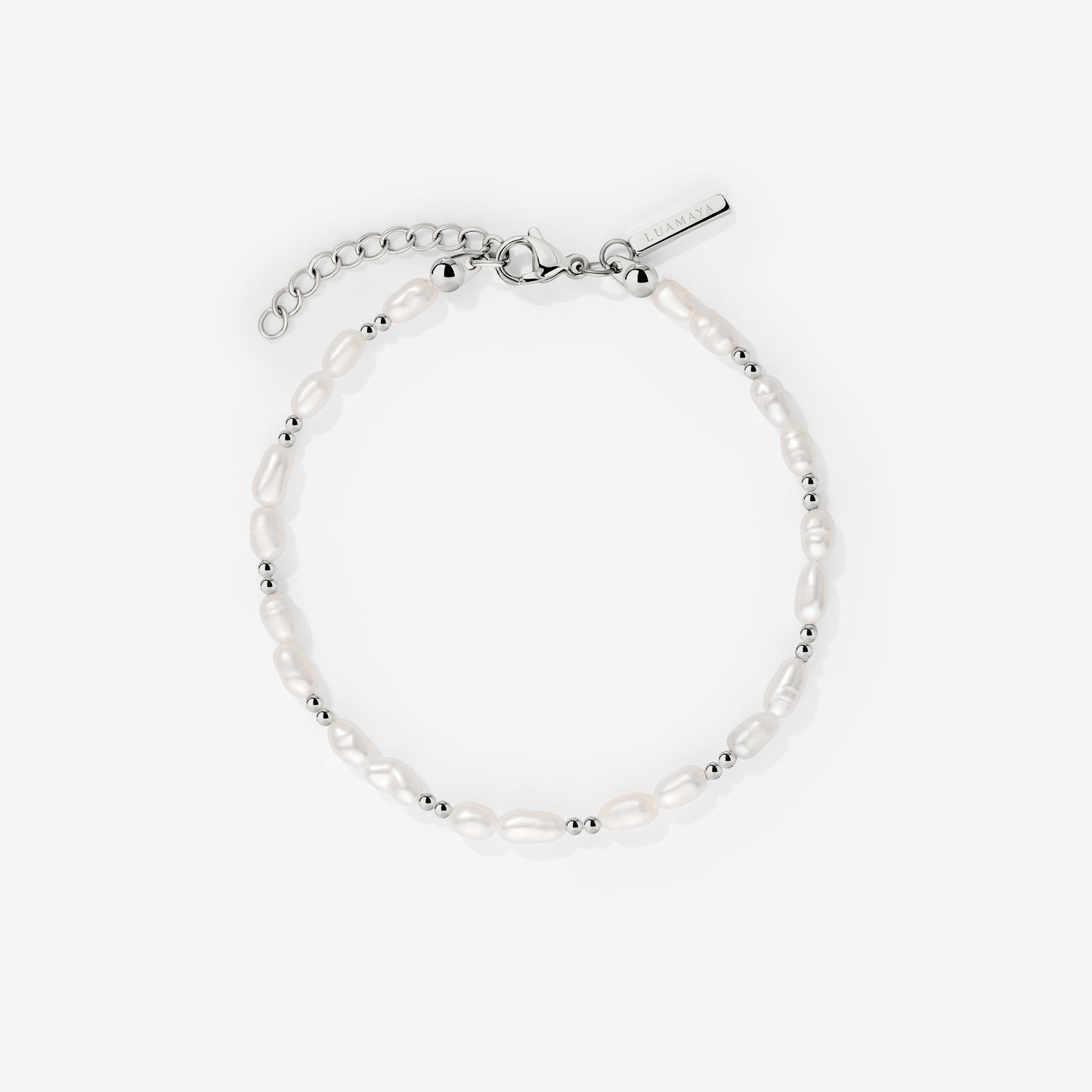 Summertime Pearl Bracelet Silver