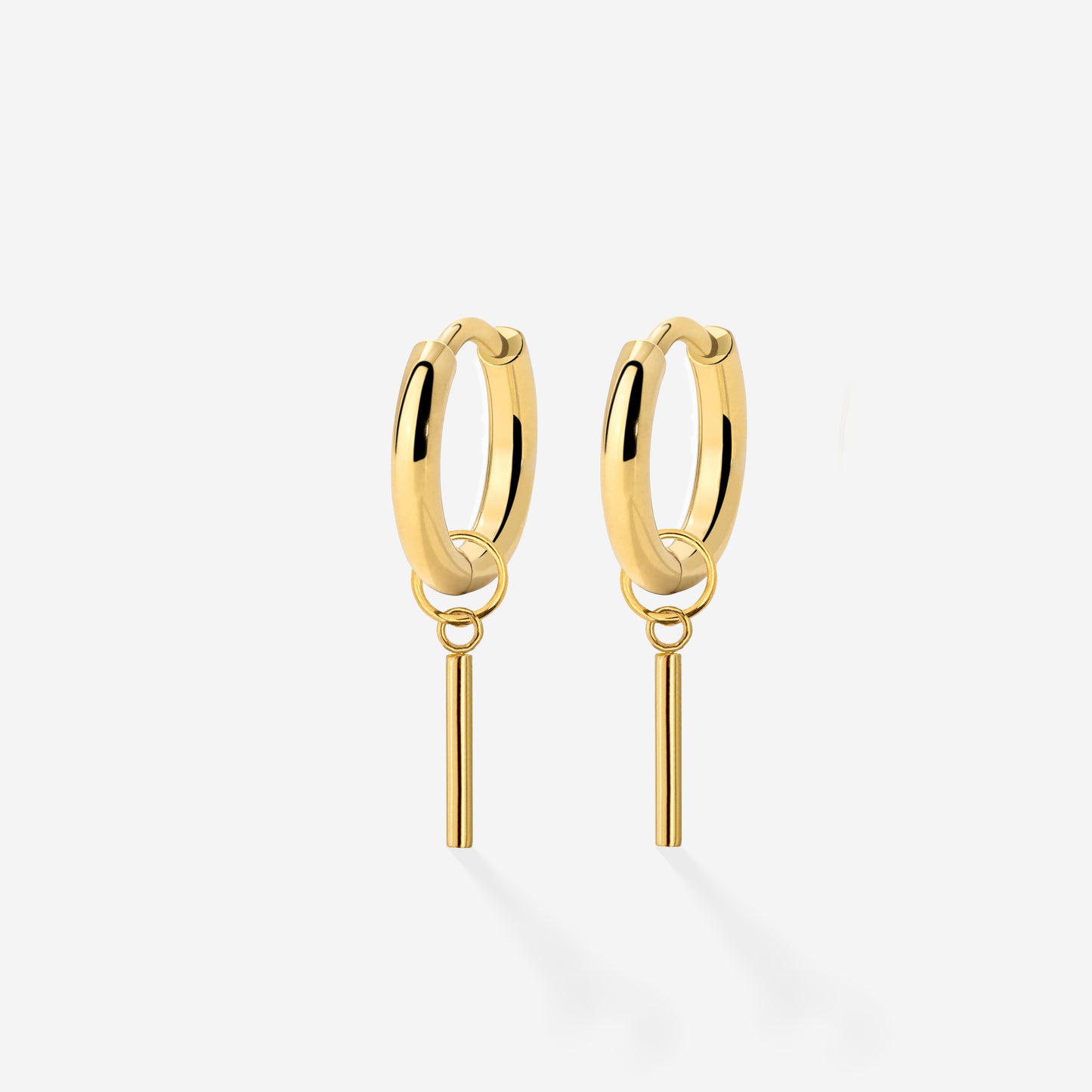 The Spine Hoop Set Baby Gold