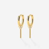 The Spine Hoop Set Baby Gold