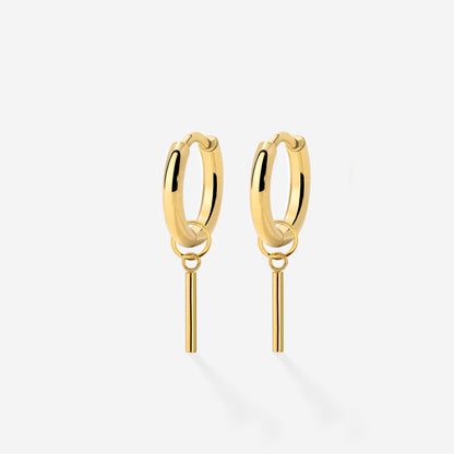 The Spine Hoop Set Baby Gold