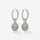 Vintage Tones Twisted Hoop Set Small Silver