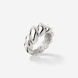 Bold Twist Ring Silver