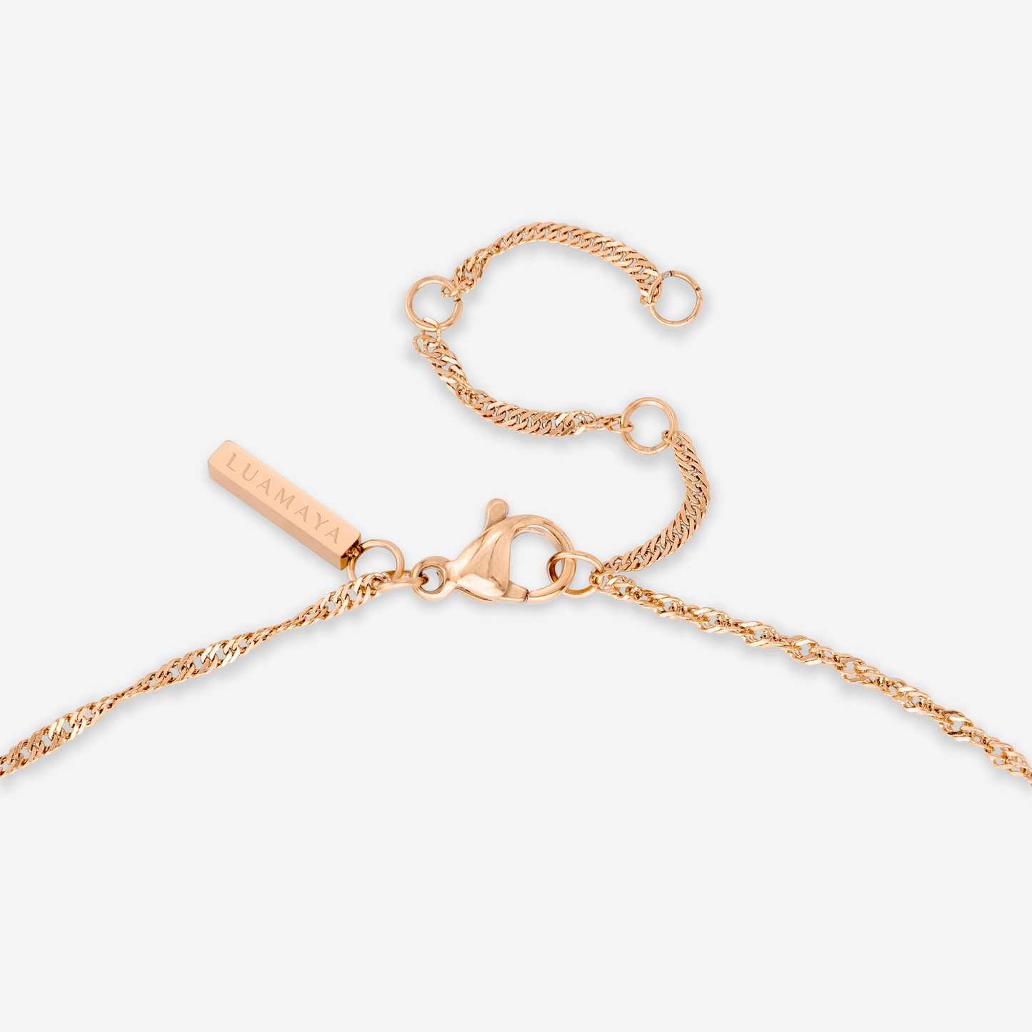 Bouquet Coin Necklace Rose Gold