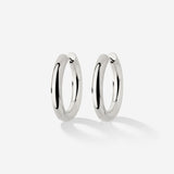 Chunky Hoopies Medium Silver