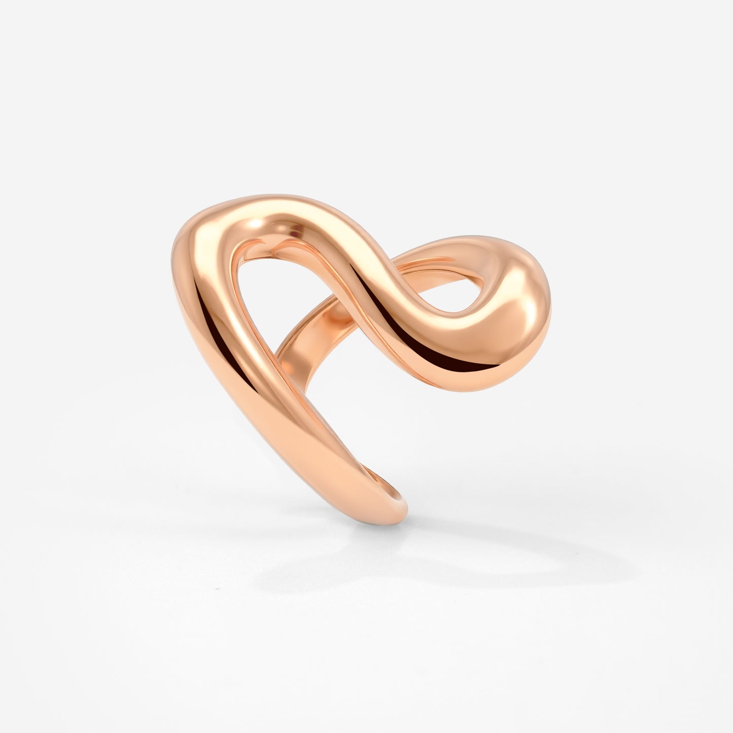 Coiled Ring Rose Gold