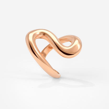 Coiled Ring Rose Gold