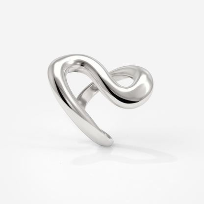 Coiled Ring Silver