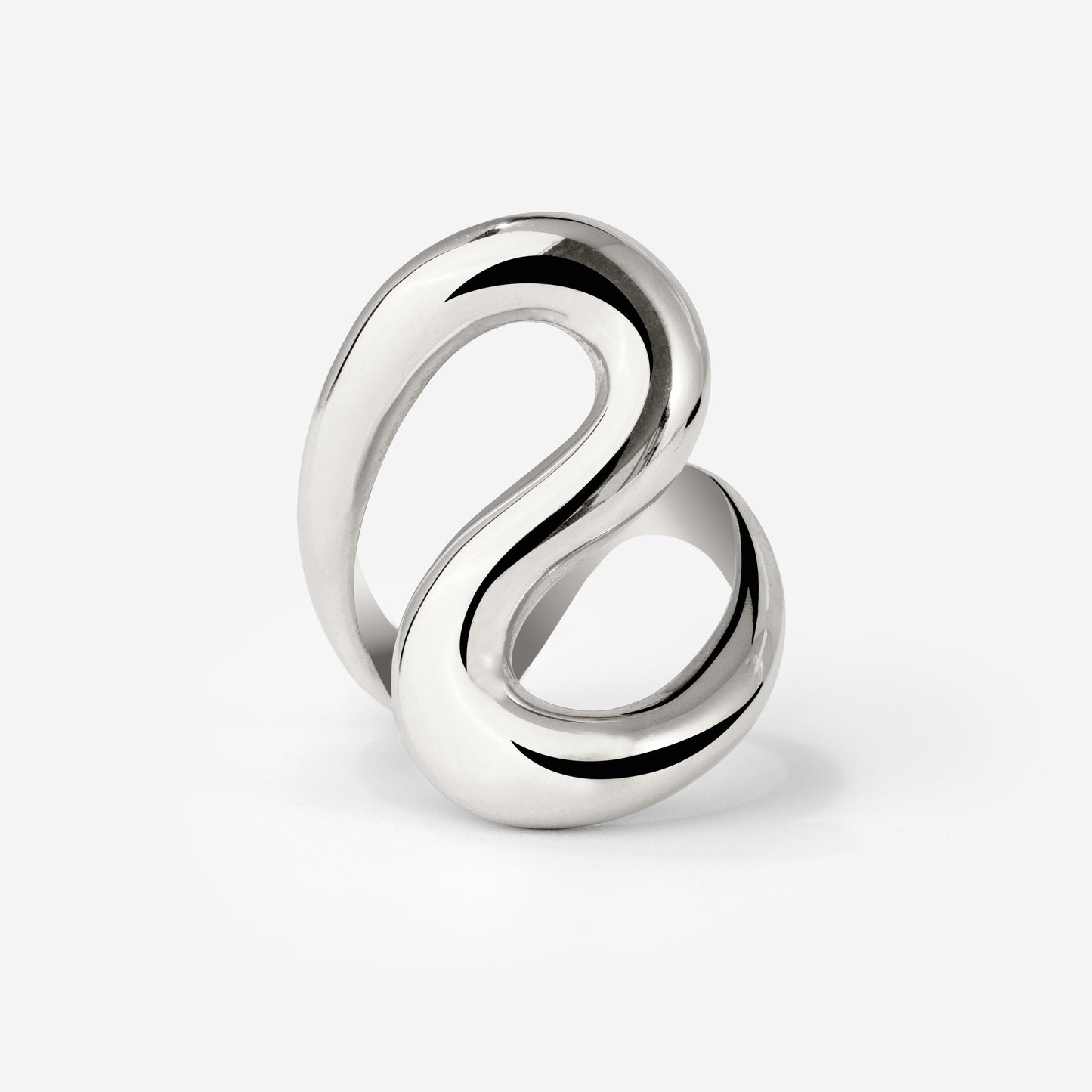 Coiled Ring Silver