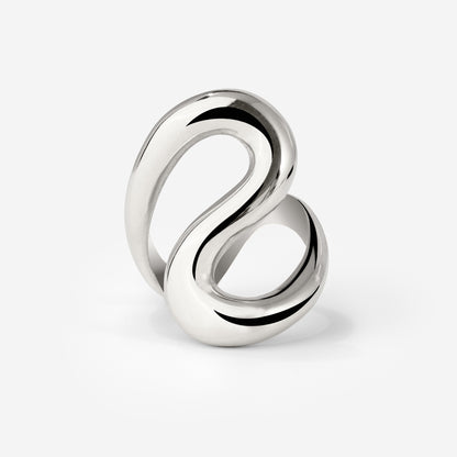 Coiled Ring Silver