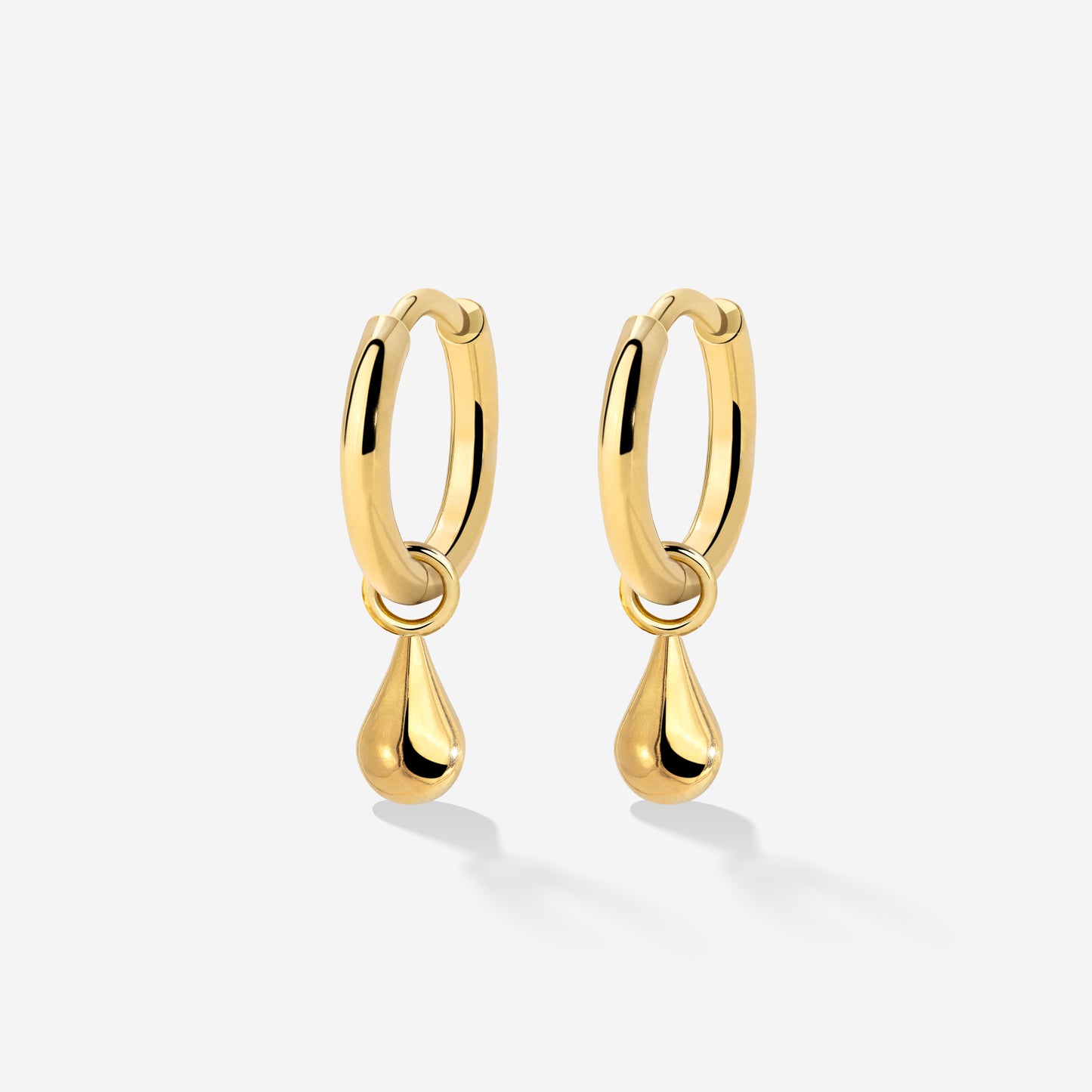 Drop it Hoop Set Small Gold