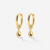 Drop it Hoop Set Small Gold