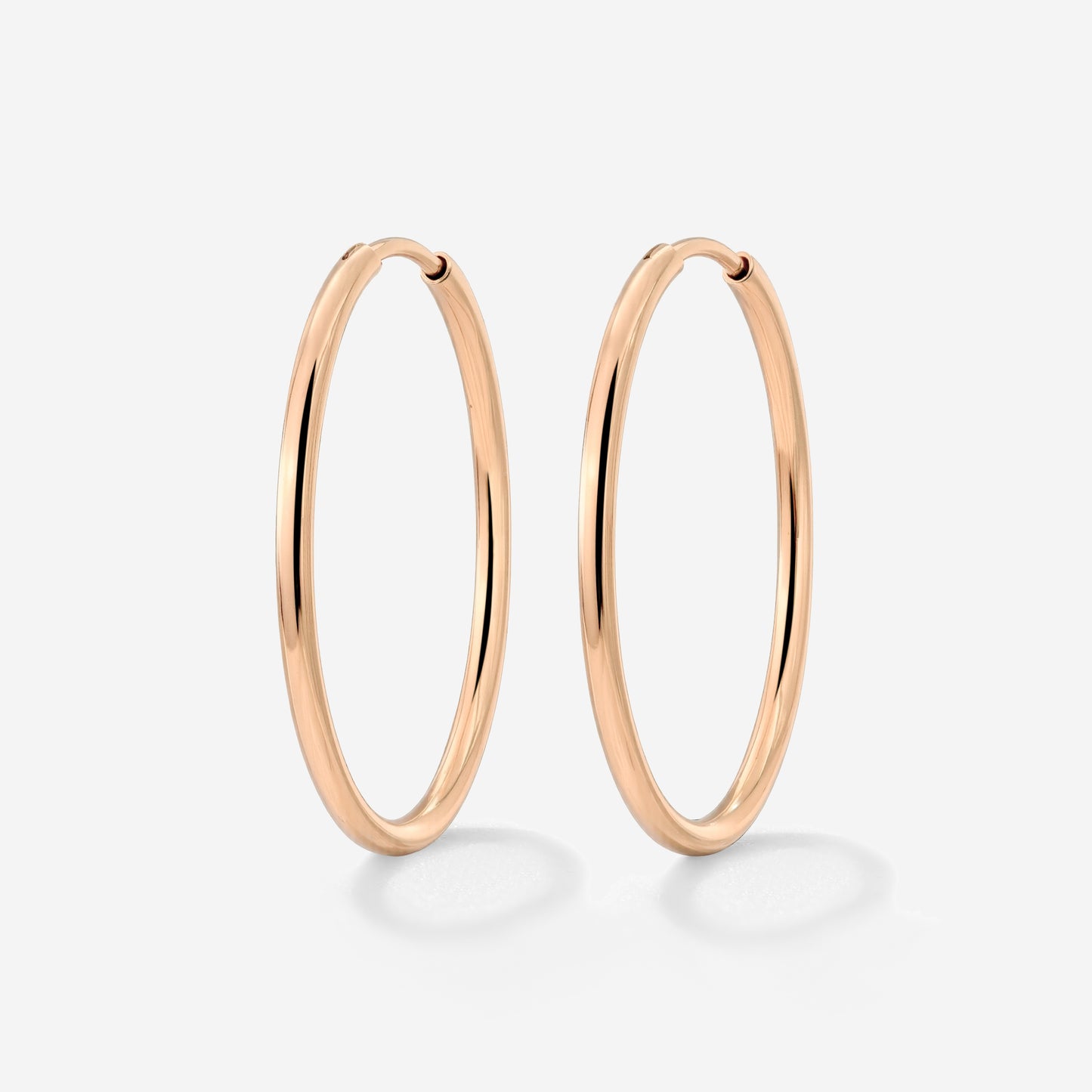 Extra Large Hoops Rose Gold