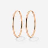 Extra Large Hoops Rose Gold