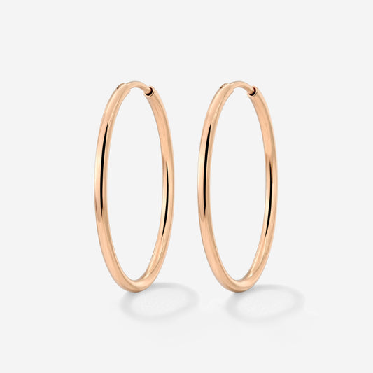 Extra Large Hoops Rose Gold