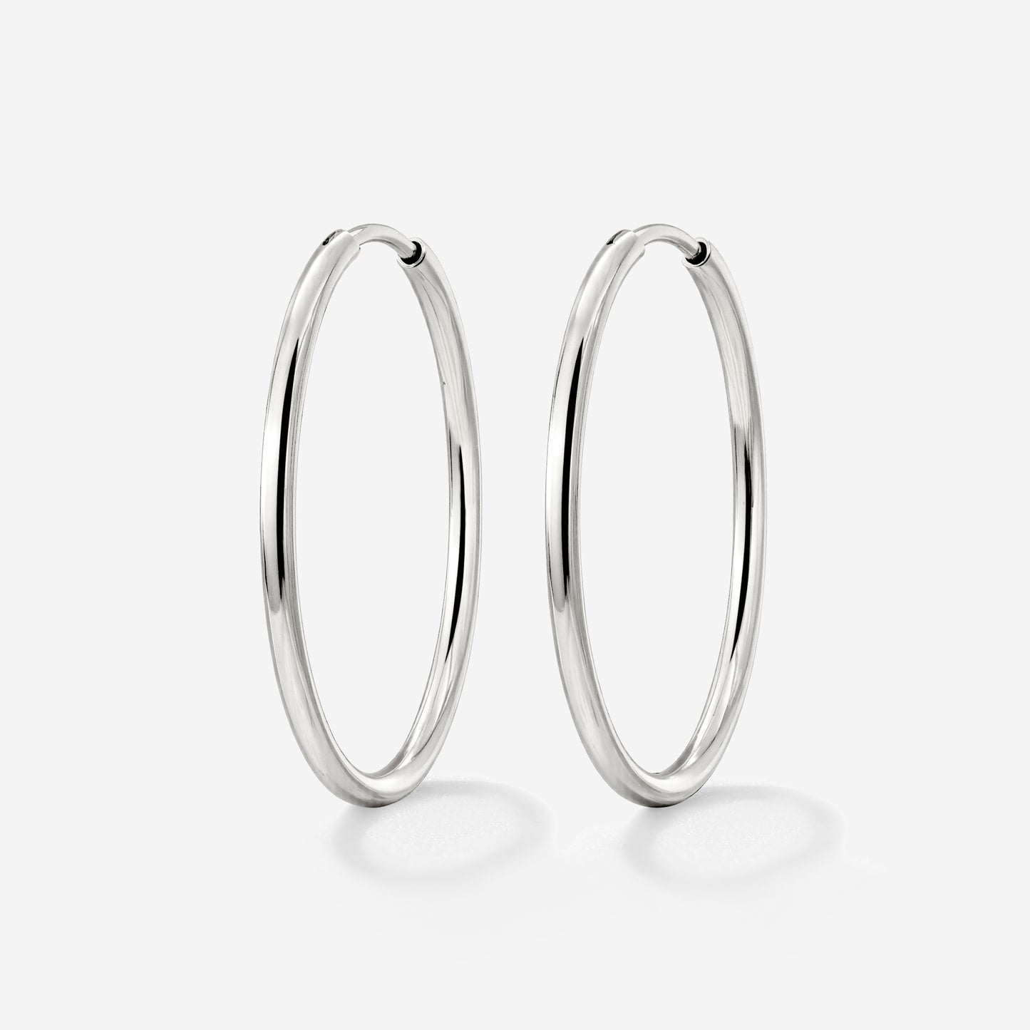 Extra Large Hoops Silver