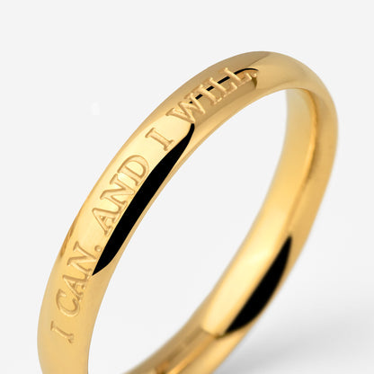 I can. And I will Ring Gold