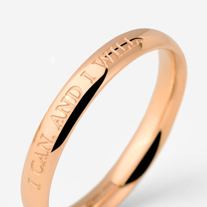 I can. And I will Ring Rose Gold