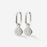 Sun Seeker Oval Hoop Set Baby Silver