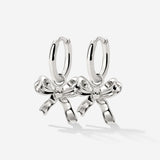 Pretty Ribbon Hoop Set Small Argento