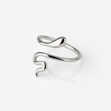 Slim Snake Ring Silver