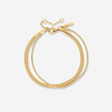 Snake Chain Double Bracelet Gold