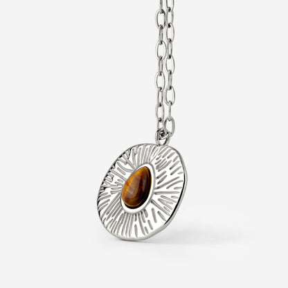 Terra Necklace Silver